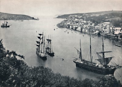 Fowey - Ingresso al porto, 1895 da Unbekannt