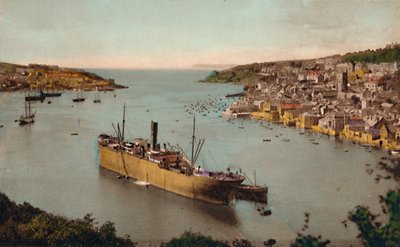 Fowey da Hall Walk, c1930 da Unbekannt