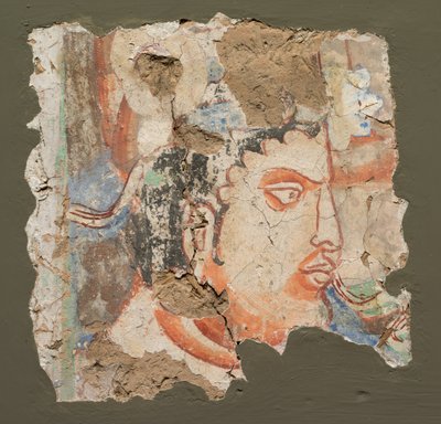Frammento con una Testa di Bodhisattva da Unbekannt