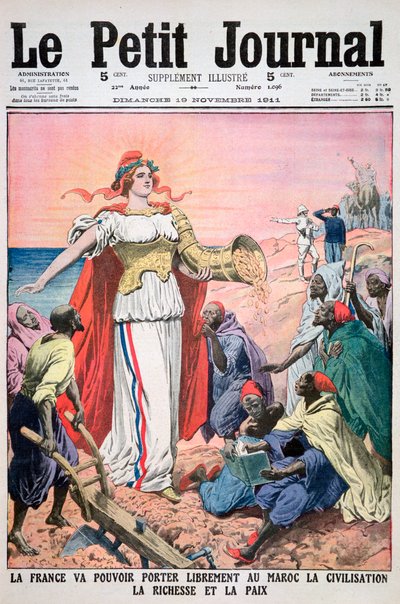 La Francia porta civiltà, ricchezza e pace al Marocco, 19 novembre 1911 da Unbekannt