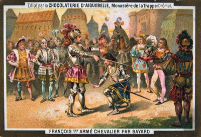 Francois I crea cavaliere a Bayard, 1515, XIX secolo da Unbekannt