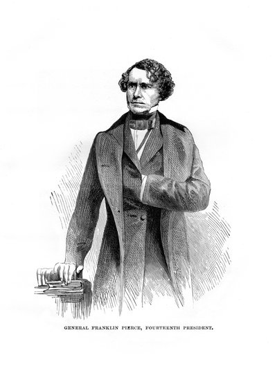 Franklin Pierce, presidente degli Stati Uniti, c1850s da Unbekannt