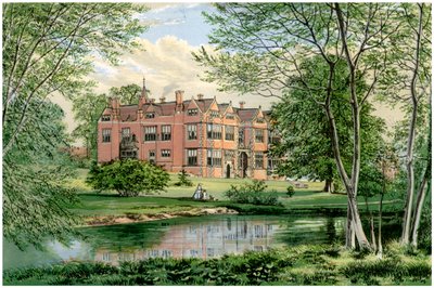 Franks Hall, Kent, casa della famiglia Power, c1880 da Unbekannt