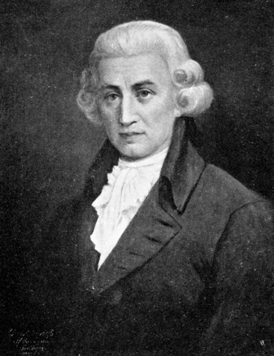 Franz Joseph Haydn, 1732-1809, compositore di spicco del periodo classico, 1909 da Unbekannt