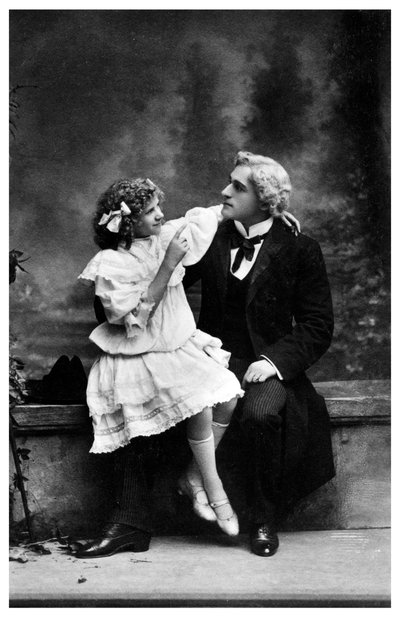 Fred D Daviss e Flossie Hale Daviss, attori, c1890-1919 da Unbekannt
