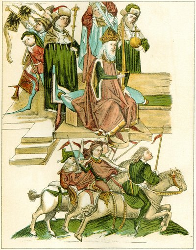 Federico I riceve Brandeburgo, copia di un