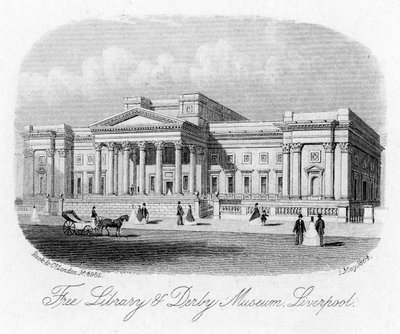 Biblioteca Libera e Museo di Derby, Liverpool, 1 maggio 1864 da Unbekannt