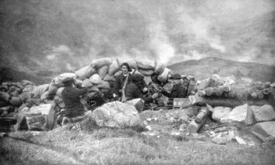 Chasseurs Alpins francesi che combattono in Alsazia, giugno 1915, 1926 da Unbekannt