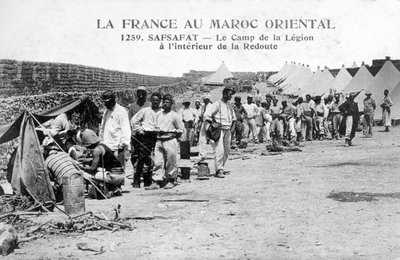 Legione straniera francese a Safsafat, Marocco orientale, XX secolo da Unbekannt