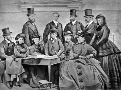 Famiglia Imperiale Francese da Unbekannt