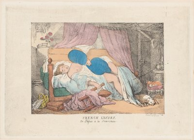 Lusso francese, o Repos à la Française, 1800-20 da Unbekannt