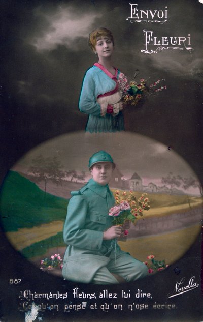 Cartolina francese della Prima Guerra Mondiale, 1914-1918 da Unbekannt