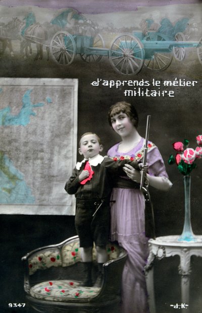 Cartolina francese della Prima Guerra Mondiale, 1914-1918 da Unbekannt