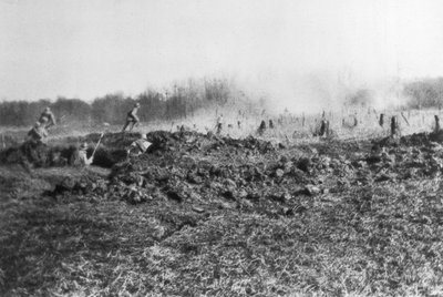 Contrattacco francese tra la Somme e il fiume Oise, Piccardia, Francia, 1918 da Unbekannt