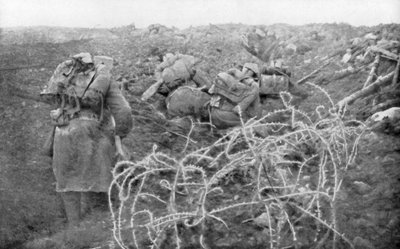 Assalto della fanteria francese sulla cresta di Eparges, vicino a Verdun, Francia, 2 agosto 1915 da Unbekannt