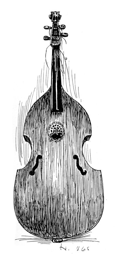 Viola da gamba francese da Unbekannt