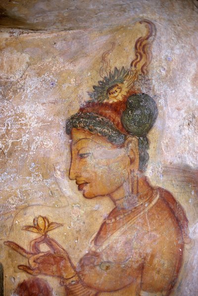 Affresco/Signore di Sigiriya/Sri Lanka da Unbekannt