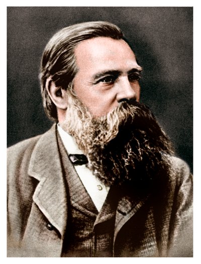 Friedrich Engels, socialista tedesco e collaboratore e sostenitore di Karl Marx da Unbekannt