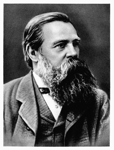 Friedrich Engels, socialista tedesco e collaboratore e sostenitore di Karl Marx, 1879 da Unbekannt