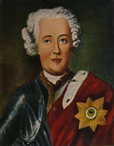 Friedrich der Große 1712-1786 come Kronprinz. - Dipinto di Pesne, 1934 da Unbekannt