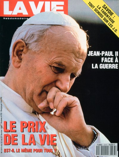 Copertina di La Vie, febbraio 1991 da Unbekannt
