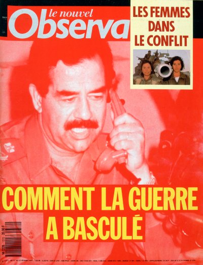 Copertina di Le Nouvel Observateur, febbraio 1991 da Unbekannt
