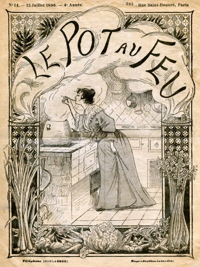 Copertina di Le Pot au Feu, 15 luglio 1896 da Unbekannt