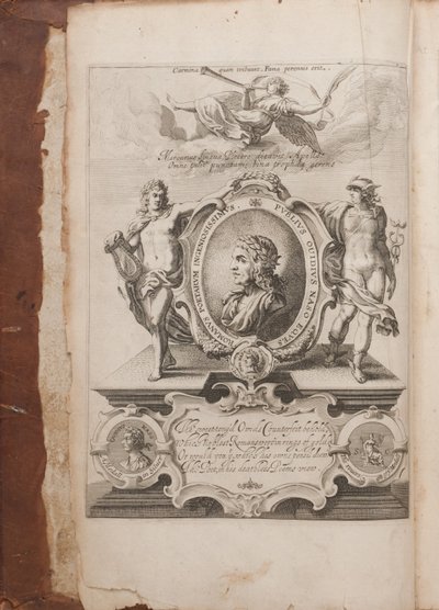 Frontespizio con ritratto di Ovidio, Metamorfosi, Oxford, 1632 da Unbekannt
