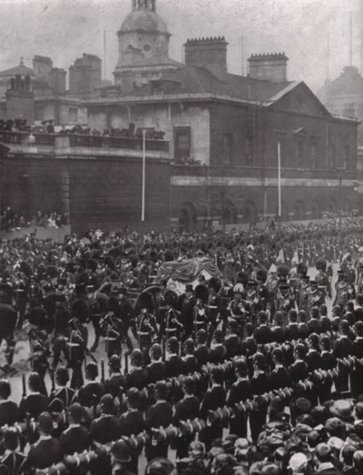 Processione funebre di Re Edoardo VII, Whitehall, Londra, 20 maggio 1910 da Unbekannt