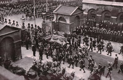 Processione funebre di Re Edoardo VII, Whitehall, Londra, 20 maggio 1910 da Unbekannt