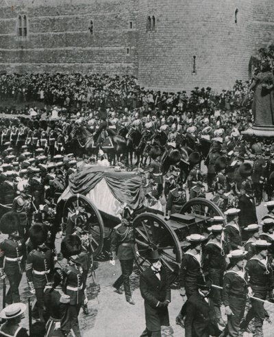 Processione funebre di Re Edoardo VII, Windsor, 20 maggio 1910 da Unbekannt