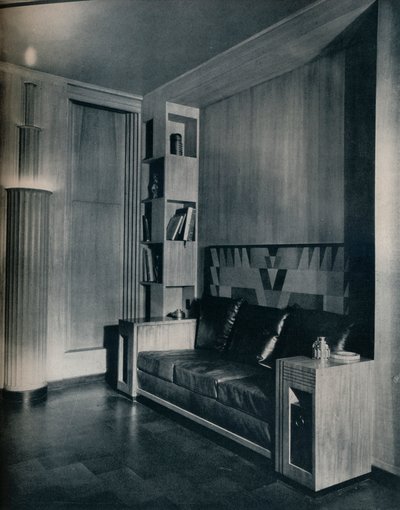 Arredamento e interni di un ufficio privato. Progettato da Joseph Sinel, 1930 da Unbekannt