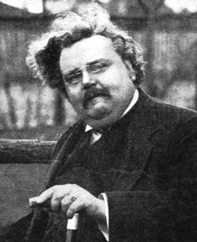 G.K. Chesterton 1874-1936, scrittore inglese, inizio XX secolo da Unbekannt