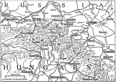 Galizia e i Passi dei Carpazi, 1915 da Unbekannt