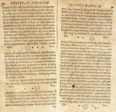 Disegni di Galileo dei satelliti di Giove da Unbekannt
