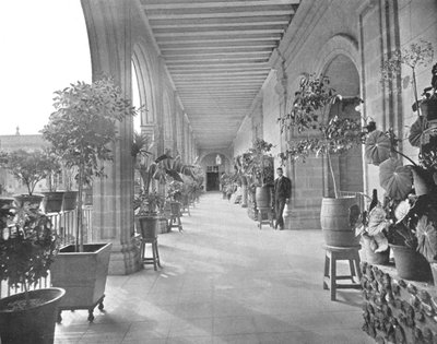 Galleria della Scuola di La Paz Vizcainas, Città del Messico, Messico, c1900 da Unbekannt