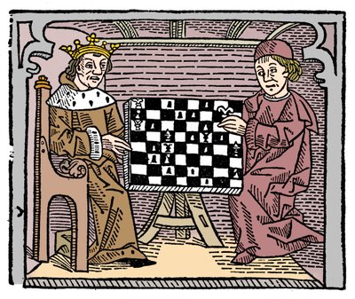Gioco e partita di scacchi, 1474 da Unbekannt