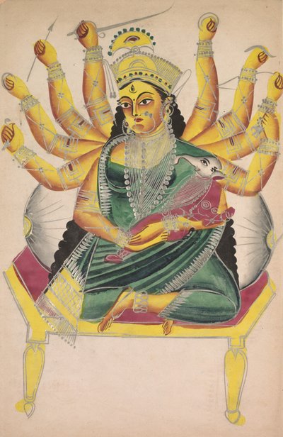 Ganesha-Janani Madre di Ganesh, 1800s da Unbekannt