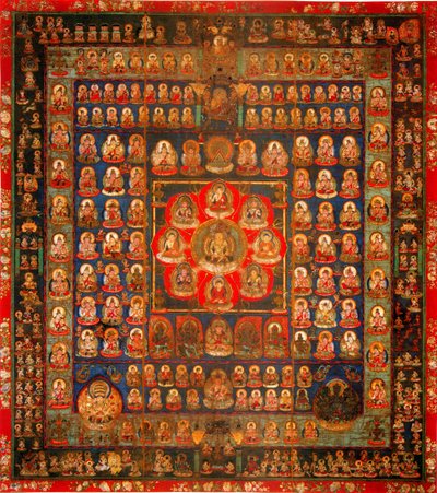 Garbhadhatu Mandala da Unbekannt