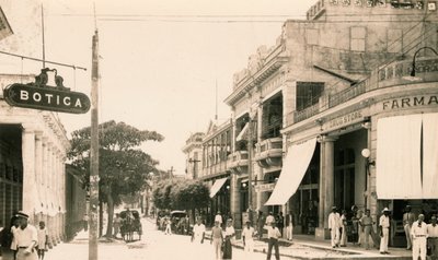 Via Garcia, Guantanamo, Cuba, c1900 da Unbekannt