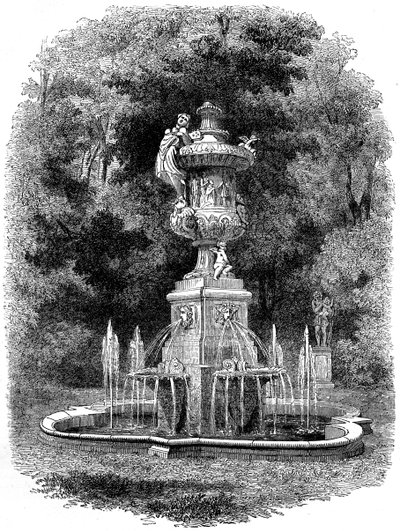 Giardini della residenza reale a Potsdam, Germania, XIX secolo da Unbekannt