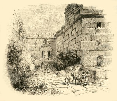 Porta dei Leoni a Micene, 1890 da Unbekannt