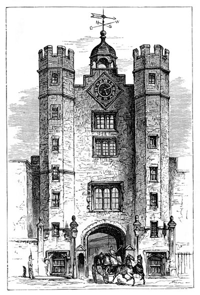 Ingresso del Palazzo di St James, Londra, 1900 da Unbekannt