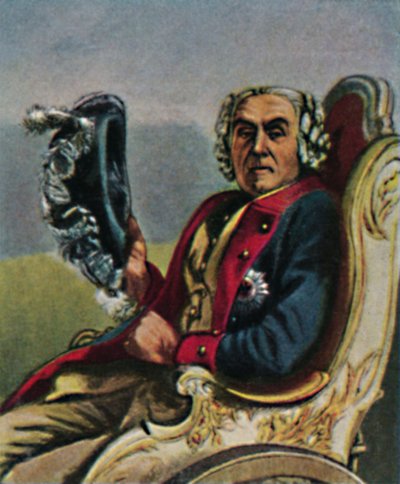 Generale Fouqué 1698-1774. - Dipinto di Menzel, 1934 da Unbekannt
