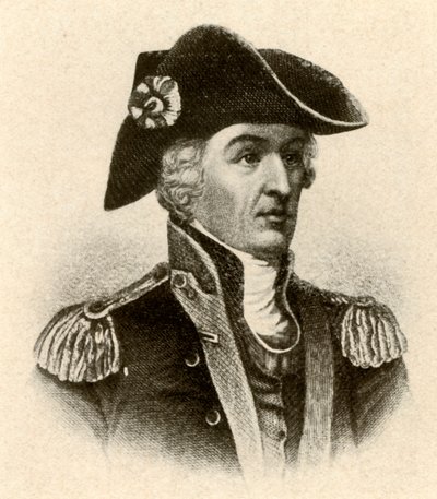 Generale Francis Marion, in cappotto con colletto alto e panciotto, c1770, 1937 da Unbekannt
