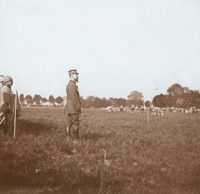 Generale Henri Gouraud, Chalons, Marne, Francia settentrionale, c1914-c1918 da Unbekannt