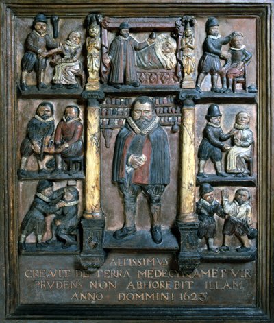 Insegna dei chirurghi di medicina generale, c 1623 da Unbekannt