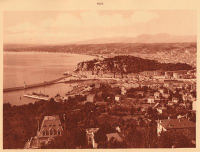 Vista generale di Nizza, 1930 da Unbekannt