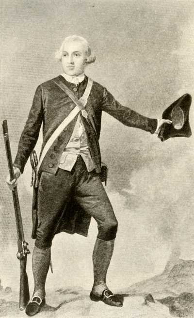 Generale Warren, in abiti da minuteman da Unbekannt