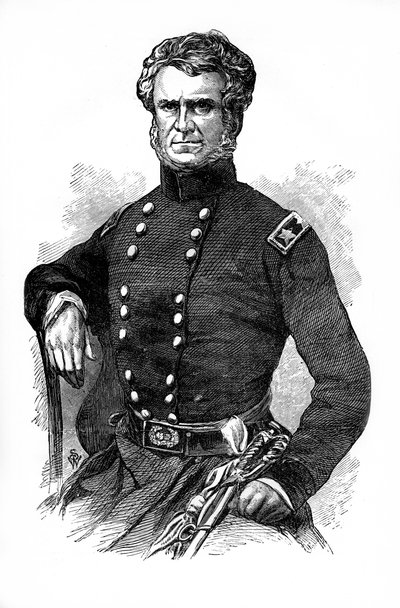 Generale William Worth, soldato americano, 1872 da Unbekannt